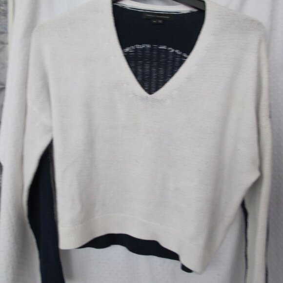 Skull Cashmere Two-Tone Sweater - Picture 2 of 9